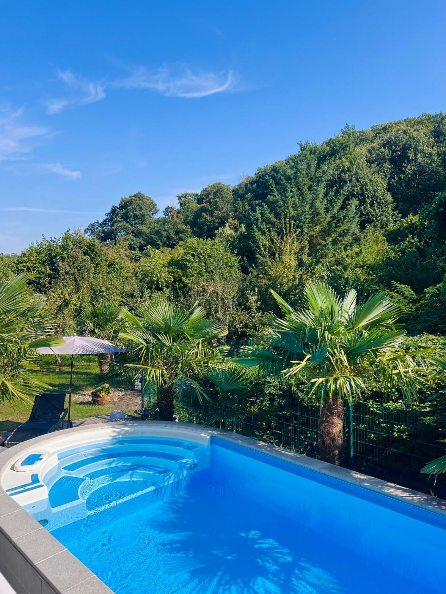 Privates Ferienhaus Mit Pool & Whirlpool Zentral In Bad Dürkheim Eksteriør billede